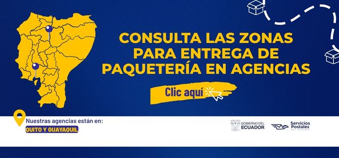 Consulta de zonas para entrega de paquetería en agencias